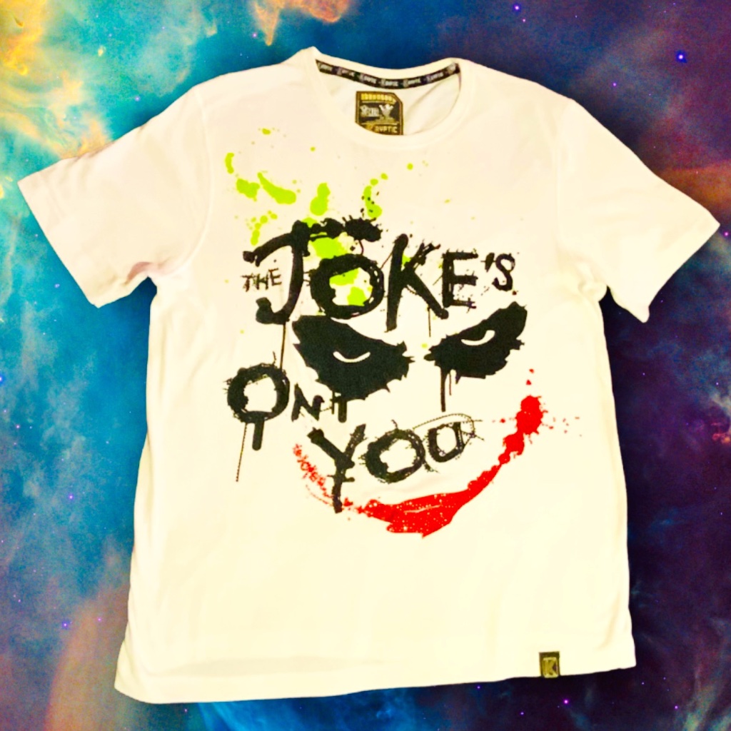 The Joker The Jokes On You Luxury Tee With Crystals